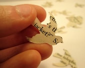 Vintage Wedding Confetti // Book Page Bird Confetti // Book Themed Wedding