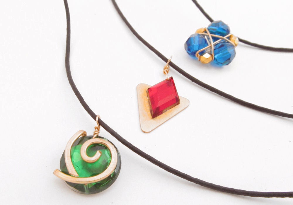 Zelda Necklace Set, Spiritual Stone Necklace Set, Genya