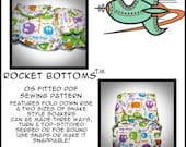 PDF Cloth Diaper Sewing Pattern - Rocket Bottoms OS Fitted Cloth Diaper