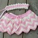 Crochet Baby Skirt and Headband Set - Sweet and Fashionable Skirt and Headband Set