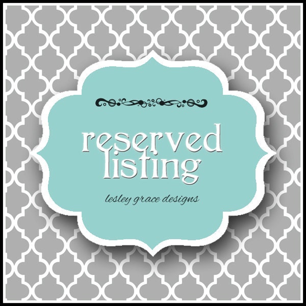 Katie-Reserved Listing