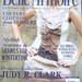 Eco-friendly Dress organic merino wool felt and ombre tights in neutral colors by texturable