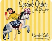 Special Order for Lisa - 300 Clown Popcorn Bags - Fun Retro Circus Popcorn Bags Il_170x135