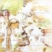 Contemporary Mixed Media Art Print - Abstract - Giclee Print, Australian Landscape, Square Art Print
