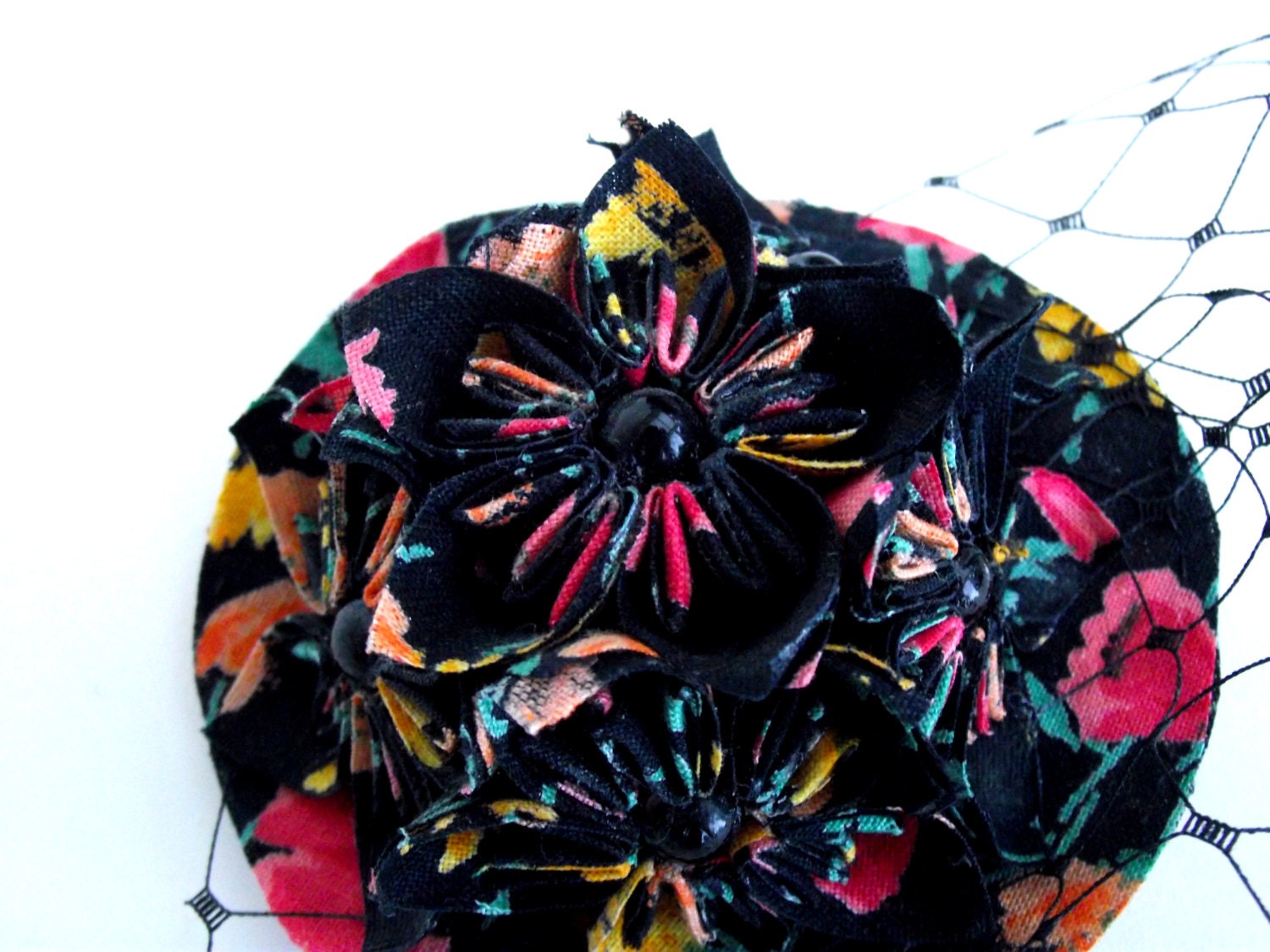 Flamenco Florals Fascinator