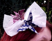 Butterflies and Bows Fascinator, Kawaii Inspired, Recycled Materials