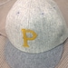 RESERVED Custom order for Brian, Royal wool 6 panel cap with interlocking NO logo Fitted 7 1/4, leather sweatband