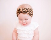 BOHO Collection: Leopard Turban Jersey Knit Headband
