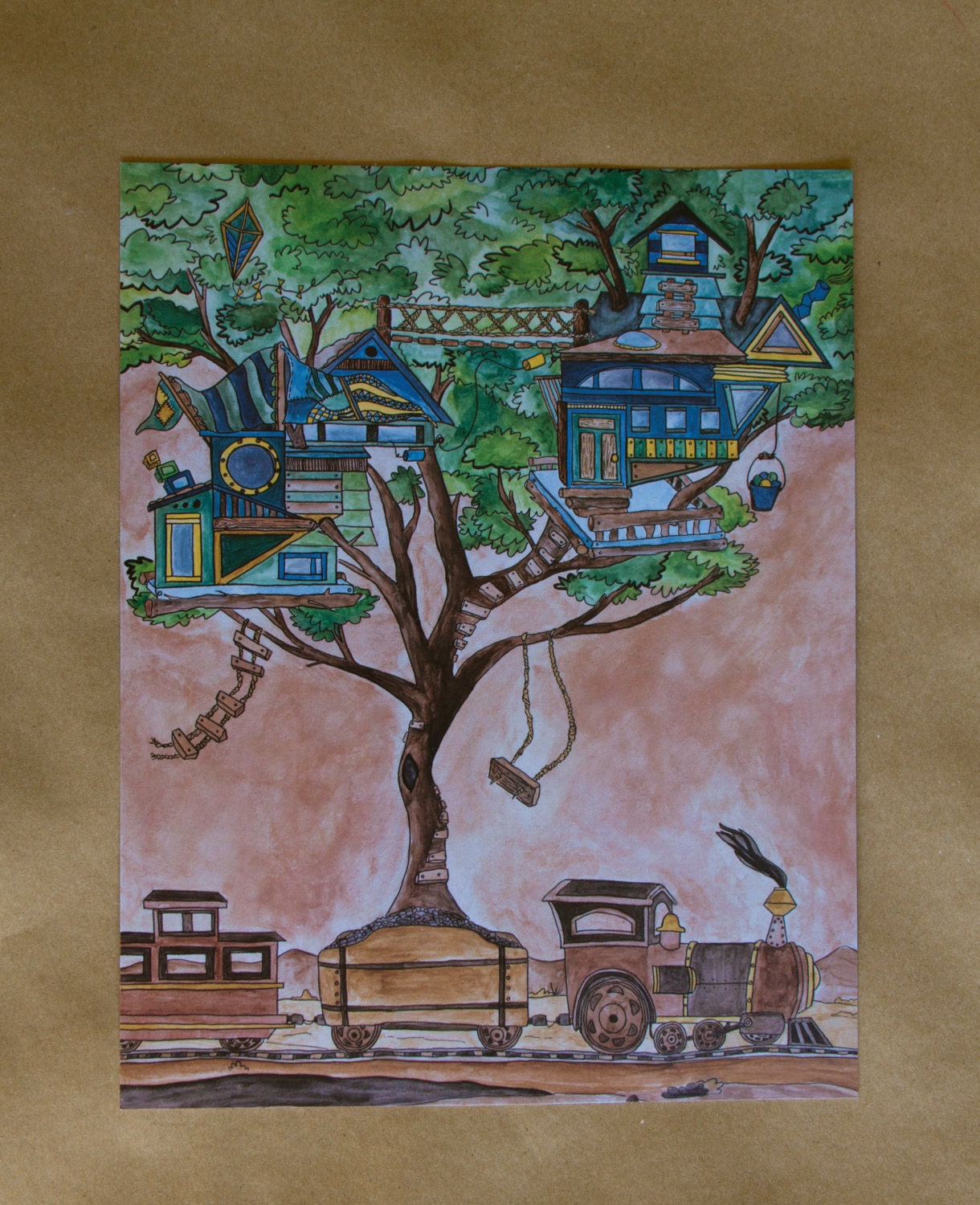 Train Tree House