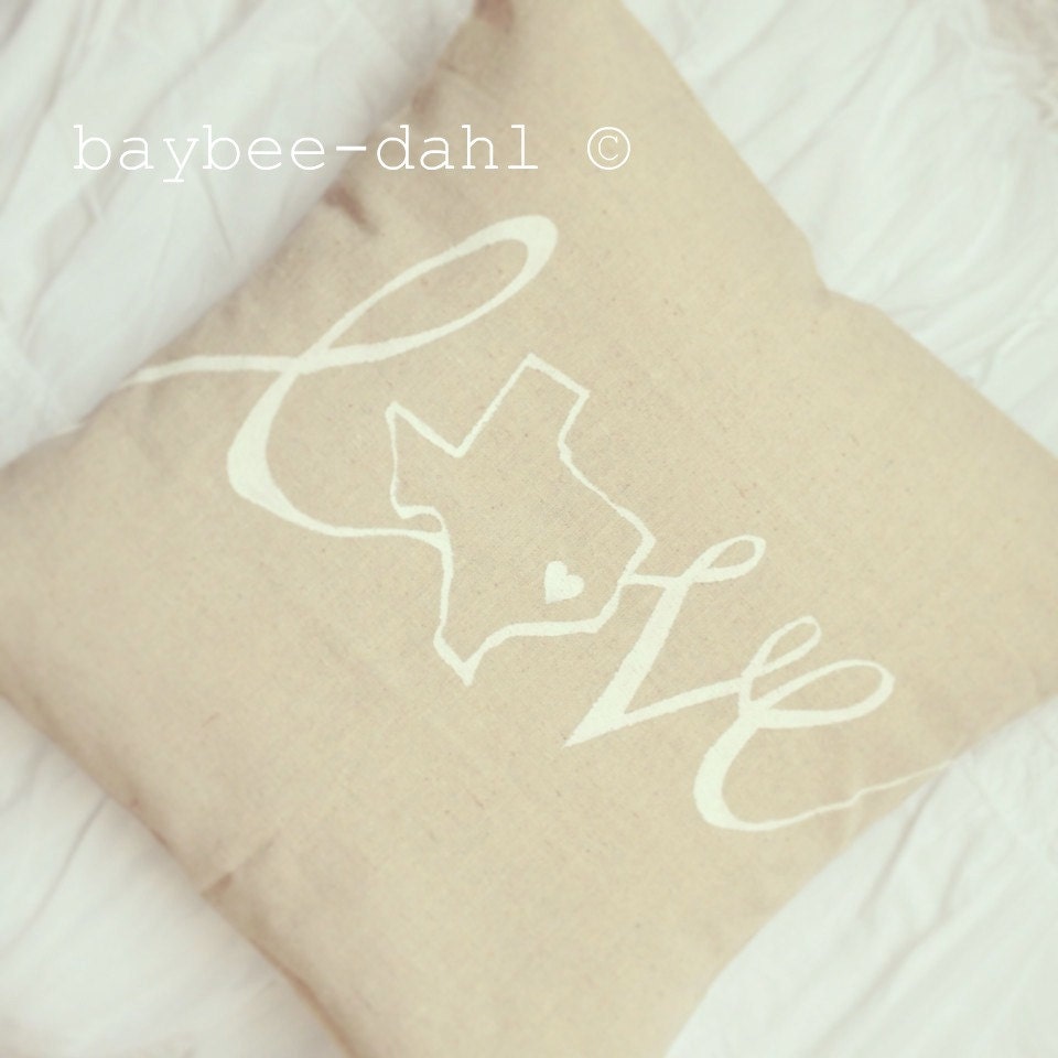 Texas pillow - republic of Texas pillow - home pillow