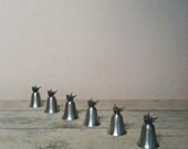 Set of Six Vintage Bull Shot Glasses