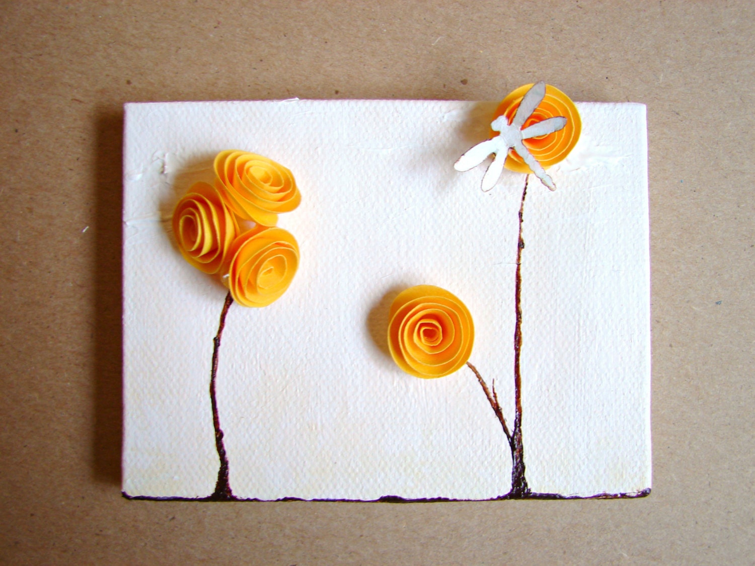 Spring Decor, Home and Office Decor, Childrens Room Decor, Wall Decor, Boat Decor--Pumpkin Orange Creamsicle Pink White--Paper Rosette