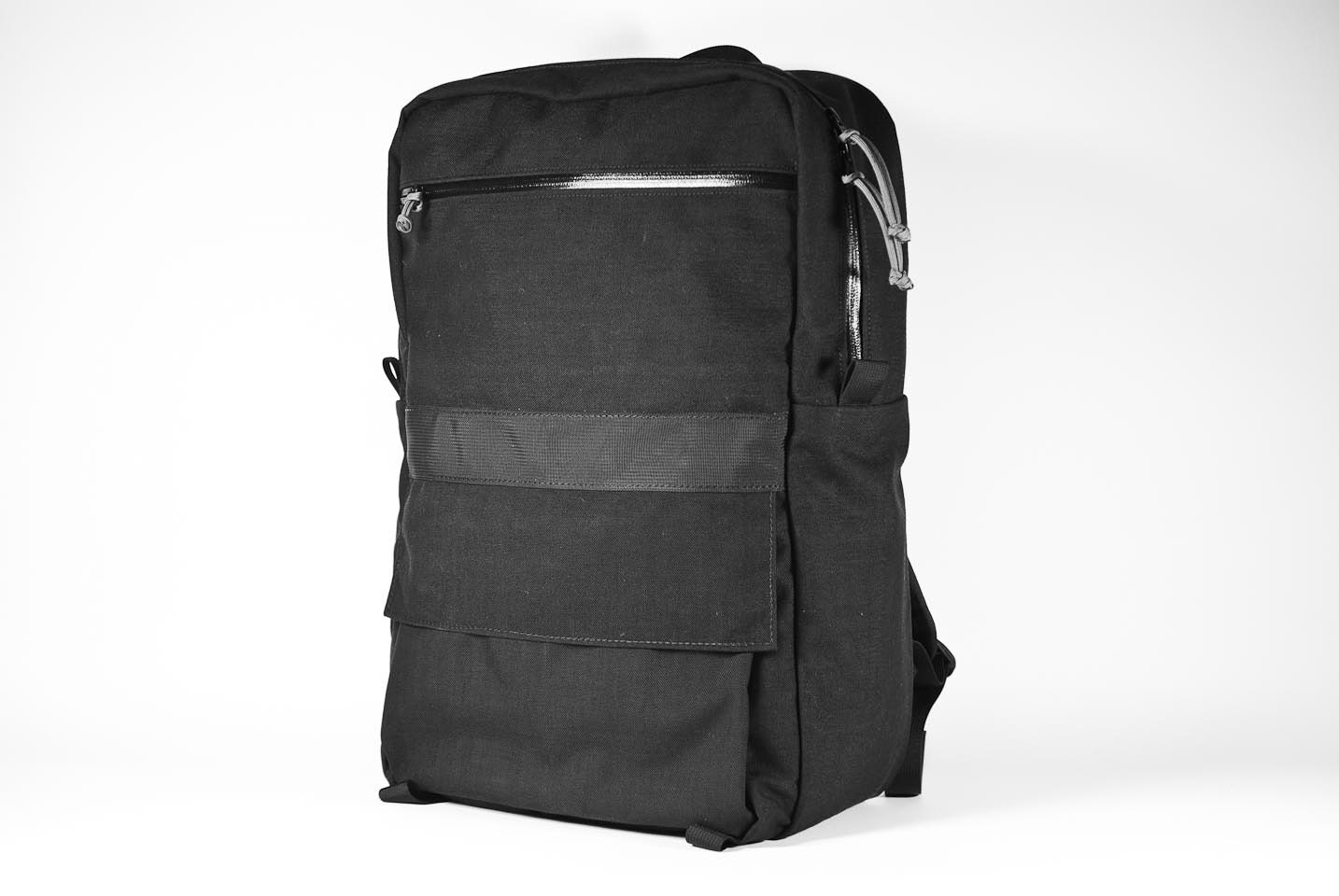 Medium Backpack -- black -- made to order.