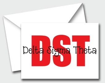 Delta Sigma Theta Notecards