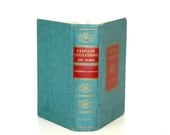 Familiar Quotations Vintage Book Aqua Red