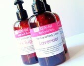 Hand and Body Lotion Pick Your Scent by ZEN-ful, Hand Lotion Pump, Body Lotion, Paraben Free Lotion, Gift Ideas, Skin Care,  Lotion 8 oz