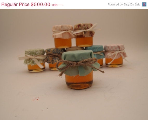 ON SALE  15% off 200 Dressed Wedding Favor Jars  Custom Order