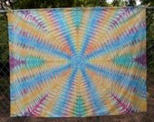 Sunshine Waves Tie Dye Wall Tapestry & FREE SHIPPING