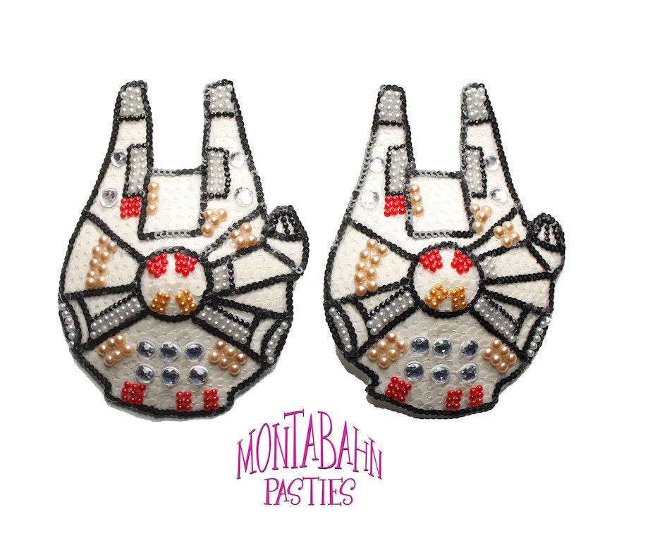 Pasties Nipple Tassels Burlesque - Space Combat Ship