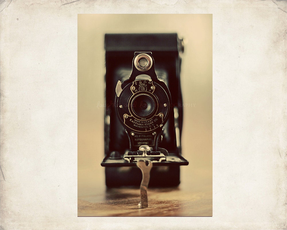 Vintage Kodak Camera 8x12 Fine Art Photography Brownie Unisex Collectible Shabby Chic Retro Home Decor Wall Art Office