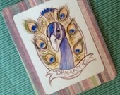 Animal Art Print // Dramatic Peacock