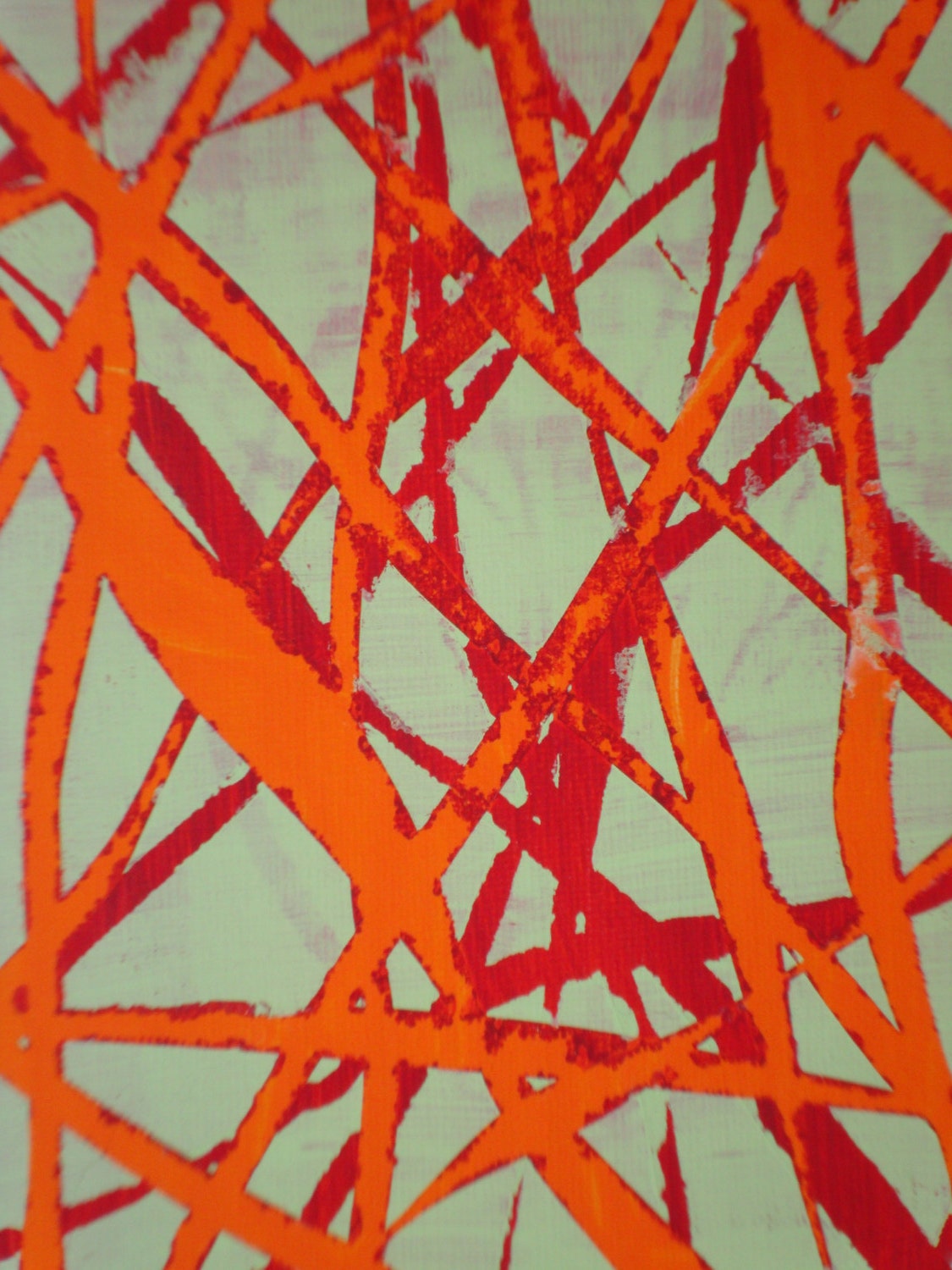 Original Acrylic Painting titled "Obstructions"