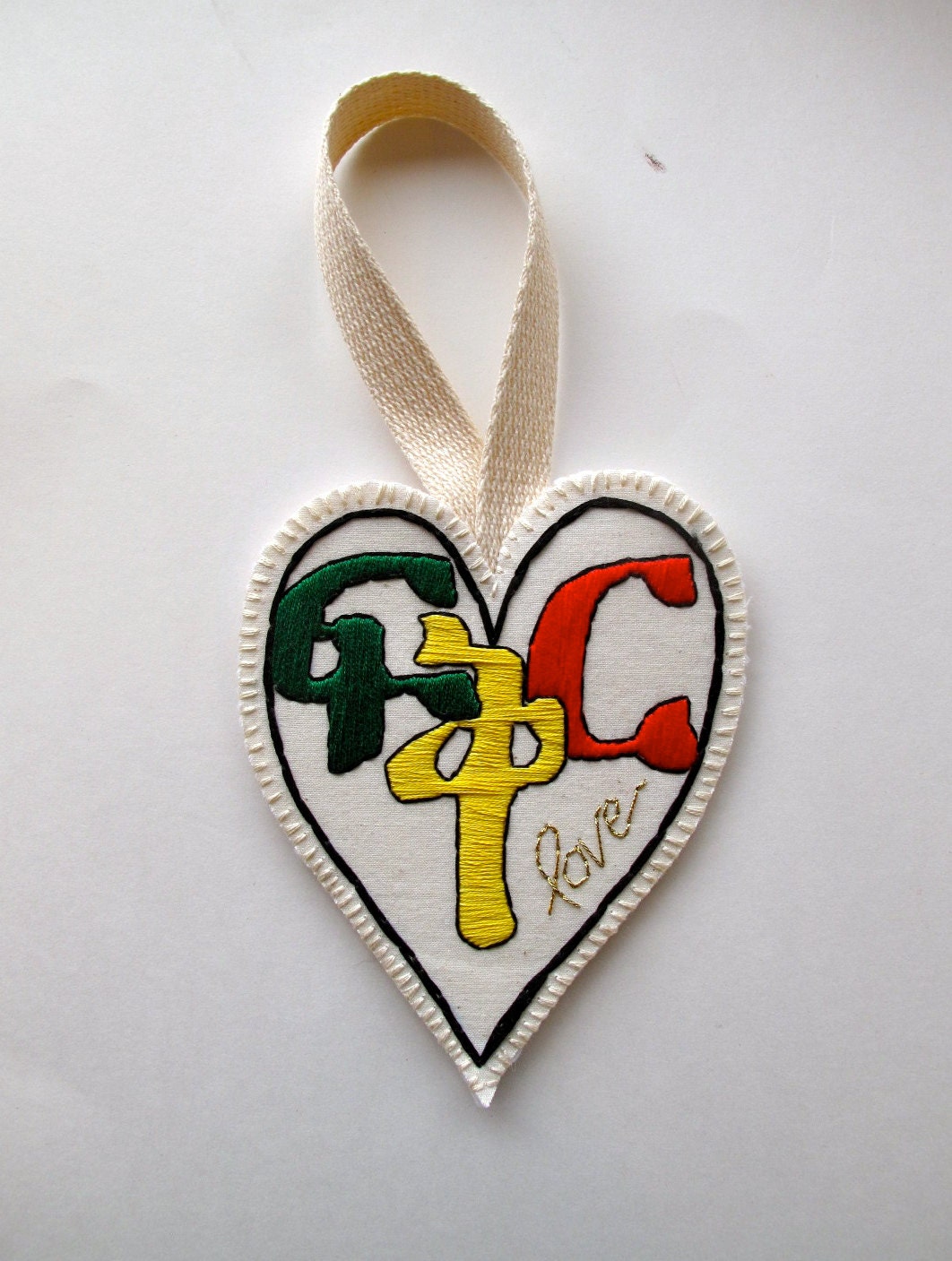 Ethiopian heart ornament Amharic word for love, "Fikir" for Valentine's Day wall hanging home decor