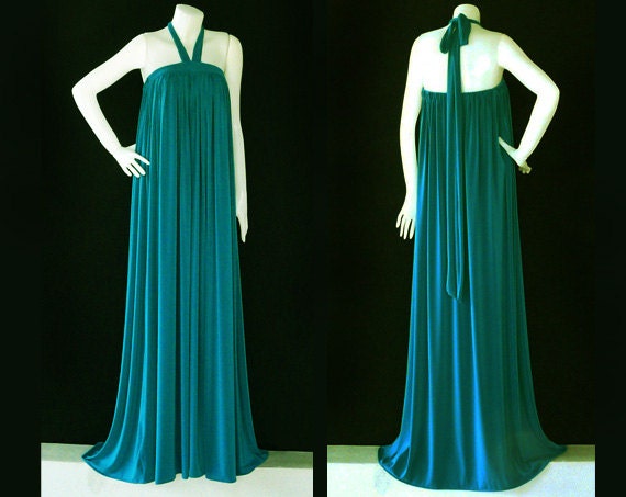 Size XS to 7X Handmade Crimson Dress Hippie Bohemian Jade Spandex Hater Maxi Dress - 058