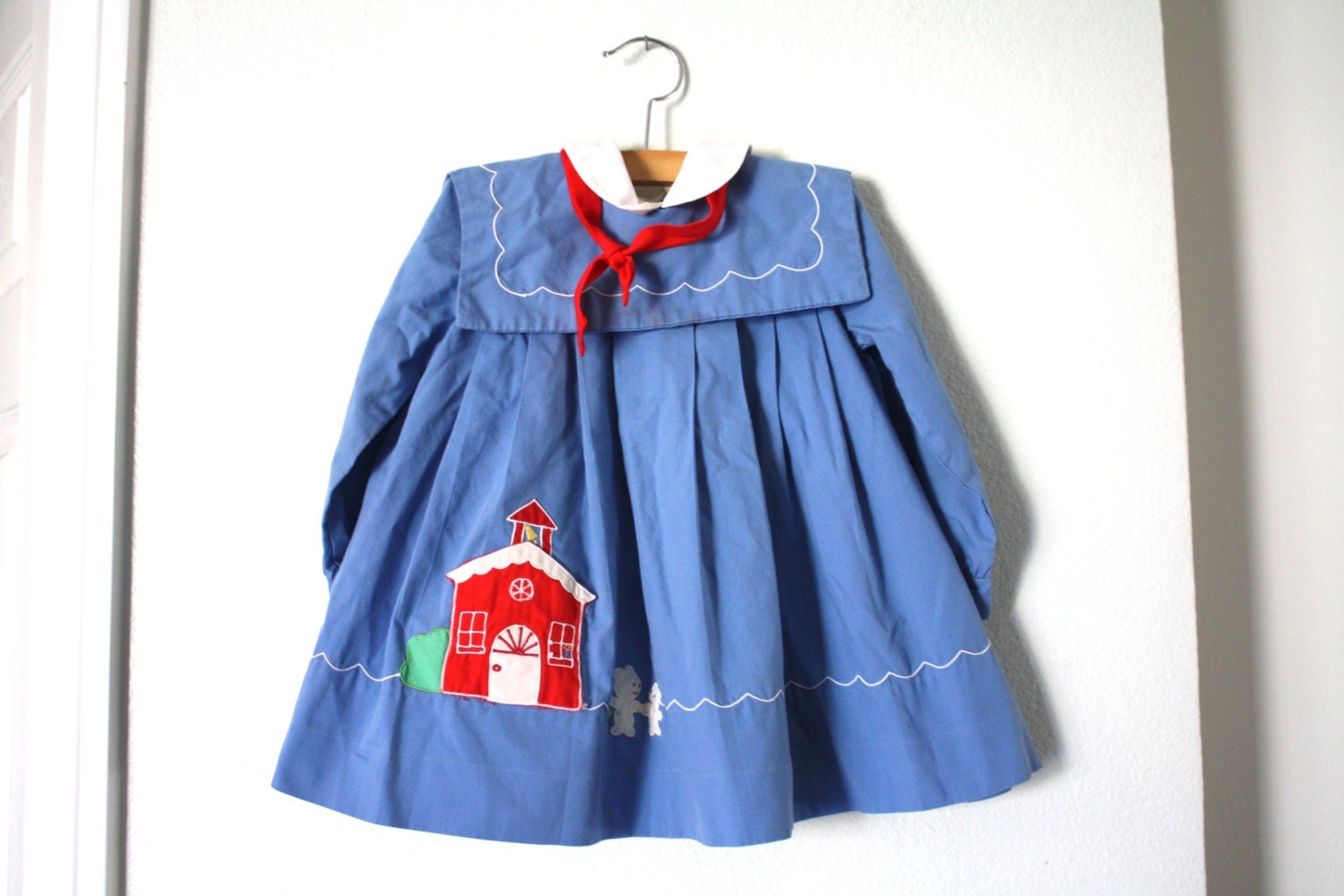 Vintage School house Dress, Baby Toddler Girl Size 2T - 1SweetDreamVintage