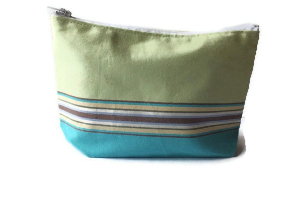 Makeup Bag, Camera bag, phone case, card holder Zipper Pouch Striped Pouch