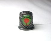 Porcelain Thimble - 1985 LusyRigg,New Mexico,Kentucky,Cape Cod