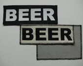One beer canvas patch in any color you choose....FREE SHIPPING USA