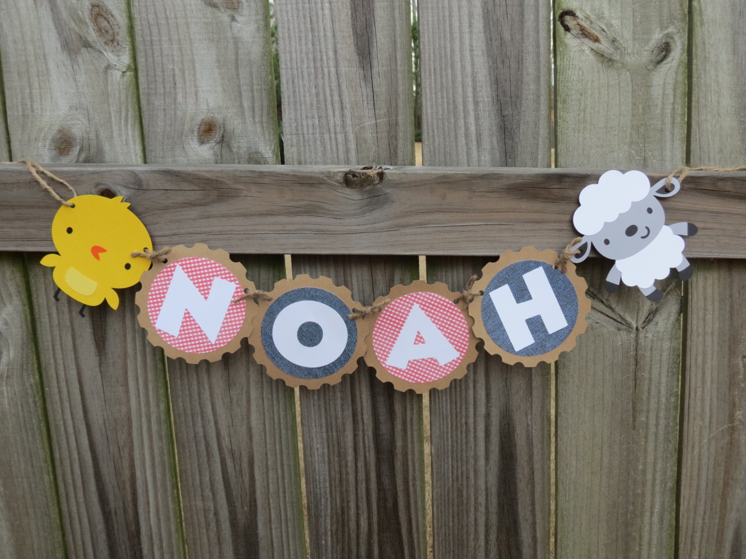 Farm Birthday Party Banner