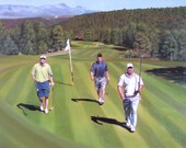 Custom Painting - Oil Painting - Golf Themed - 16x20
