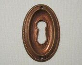 Antique Keyhole Plate Escutcheon