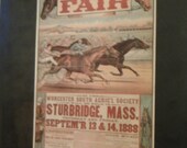 Vintage Autographed Limited Edition "Sturbridge A Pictorial History"  Brian Burns  Sturbridge Mass.  History in Pictures  200 page