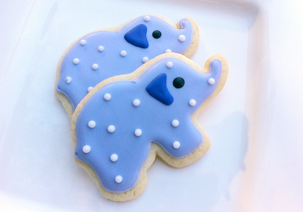 Elephant Sugar Cookies