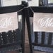 Mr and Mrs Burlap Rustic Wedding Decor Banners Signs