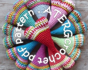 Crochet pattern LOVELY HEART by ATERGcrochet