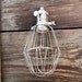 Cage Lamp Parts - Polished Nickel Brass Socket, Polished Nickel Cage, NEW