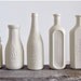Porcelain Pharmacy Bottle Vase, Stamped Chicago