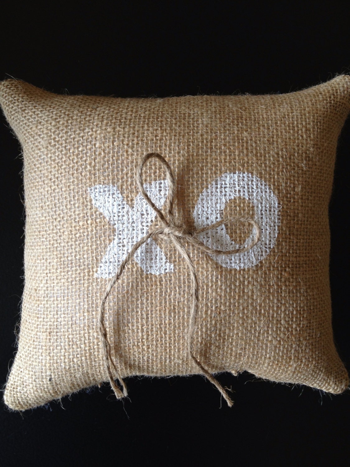 XO : Ring Bearer Pillow - Personalize to accent your wedding colors