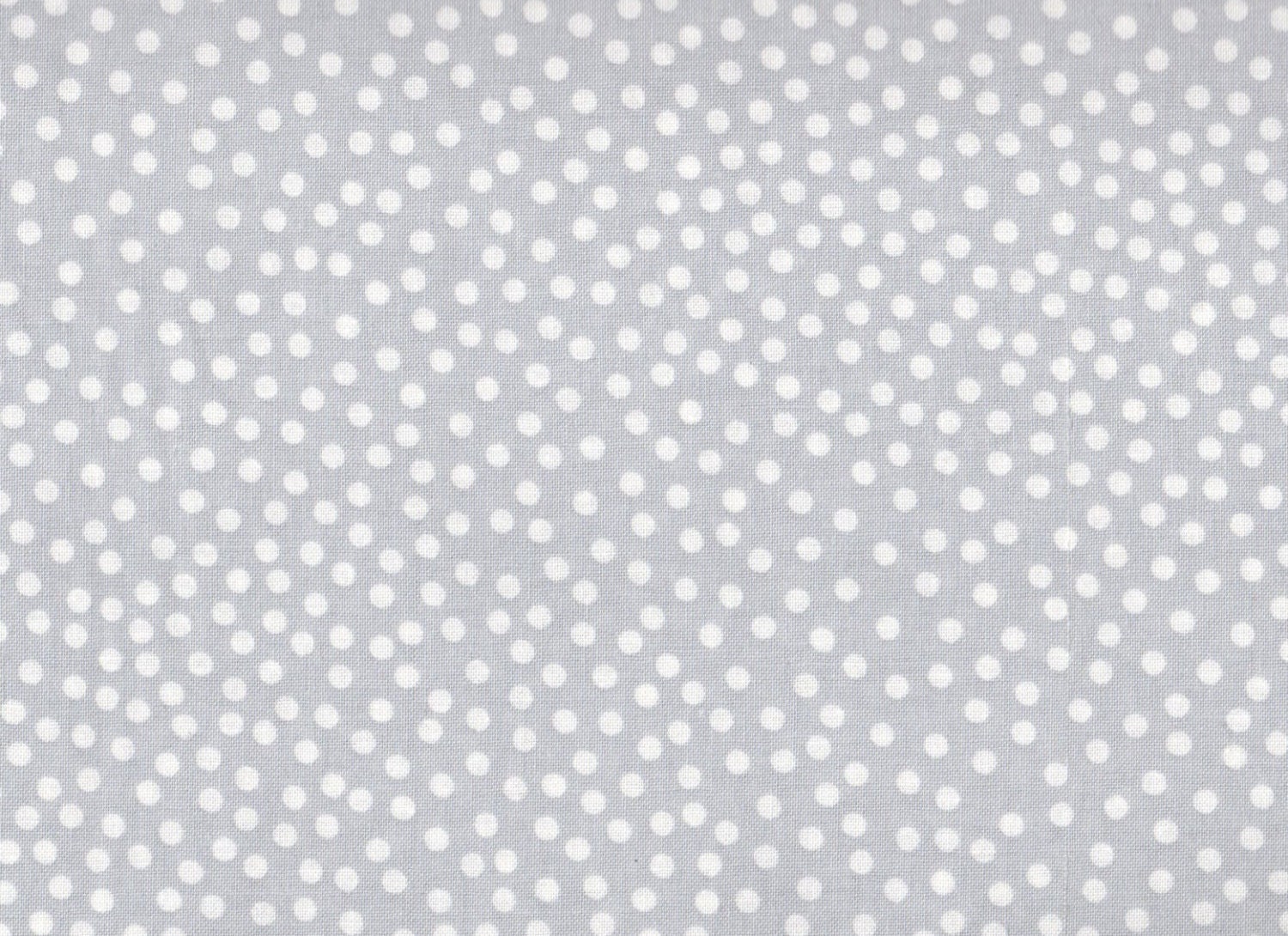 Grey Polka Dot Fabric, White Fabric, Grey and White Fabric, Dot Fabric, 1 yard fabric