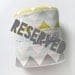 RESERVED for Courtney and Peter Nettleton's Baby Shower -- seafoam, chartreuse and gray triangles