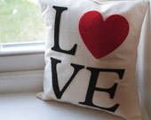 12x12 Love Squared Pillow Cover