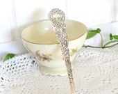 RESERVED LISTING Large serving spoon  vintage Swedish ornate wedding settings