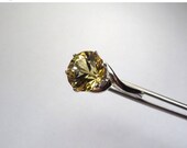 SPRING FLOWERS SALE Exquisitely Cut Genuine Citrine in Sterling Silver Ring Size 8