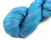 Silk Yarn Lace Weight Silk Yarn Spun/ Queen Silk yarn Cornflower Blue