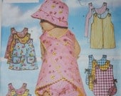 Infant Toddler Dress Romper Jumper Bloomers NEW Pattern -- sizes Large, X Large -- Butterick 5625