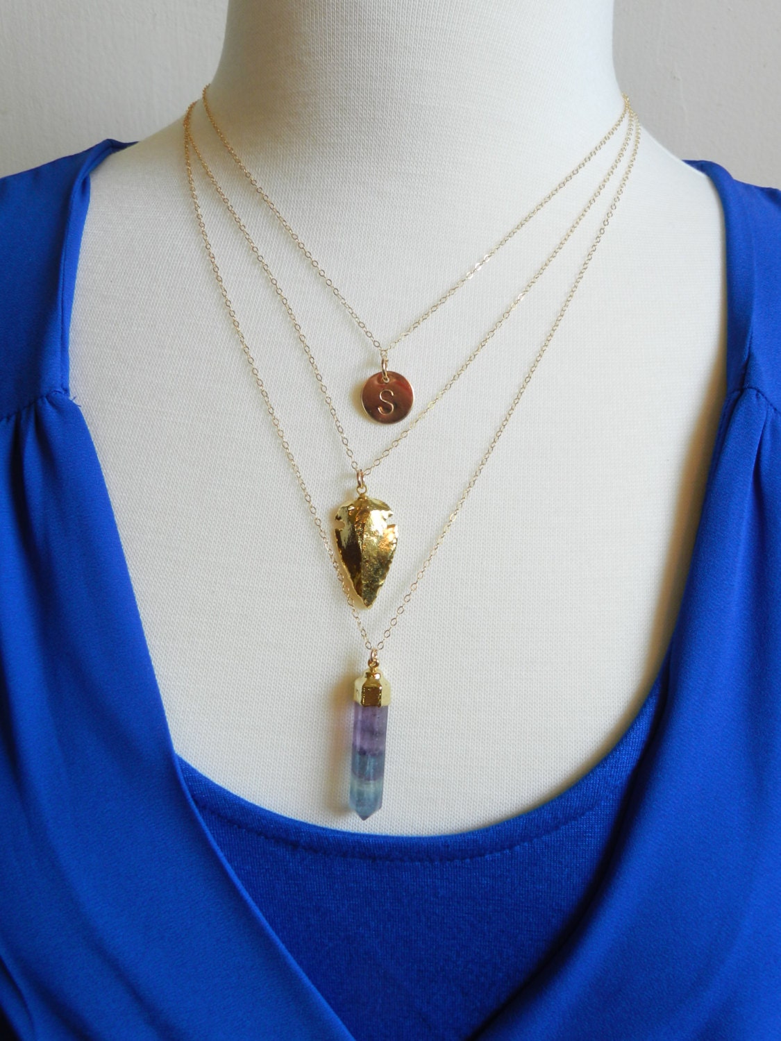 24k gold dipped Arrowhead